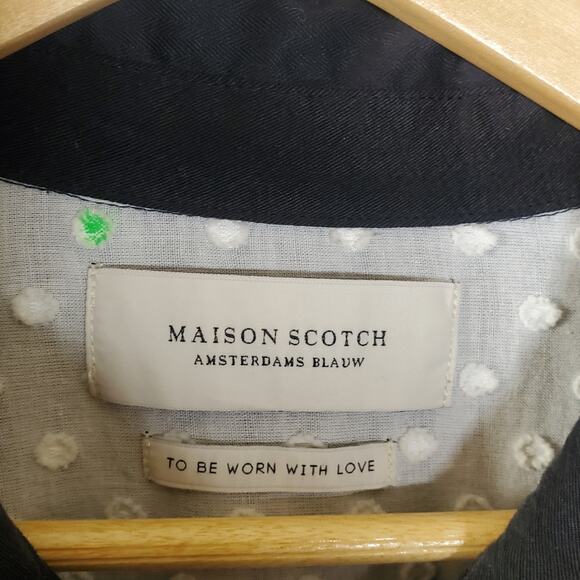 Maison Scotch Button up Utility Romper Black Great condition Size 6 - Picture 3 of 11